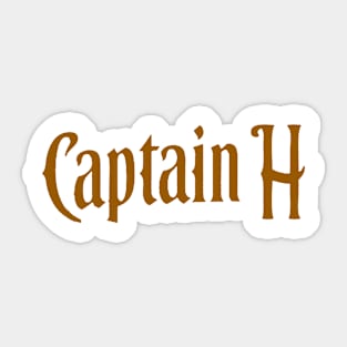 Captain H Sticker